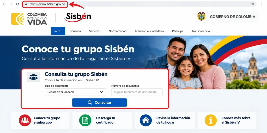 Cómo consultar su puntaje Sisbén