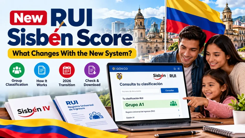 New RUI Sisbén Score in Colombia